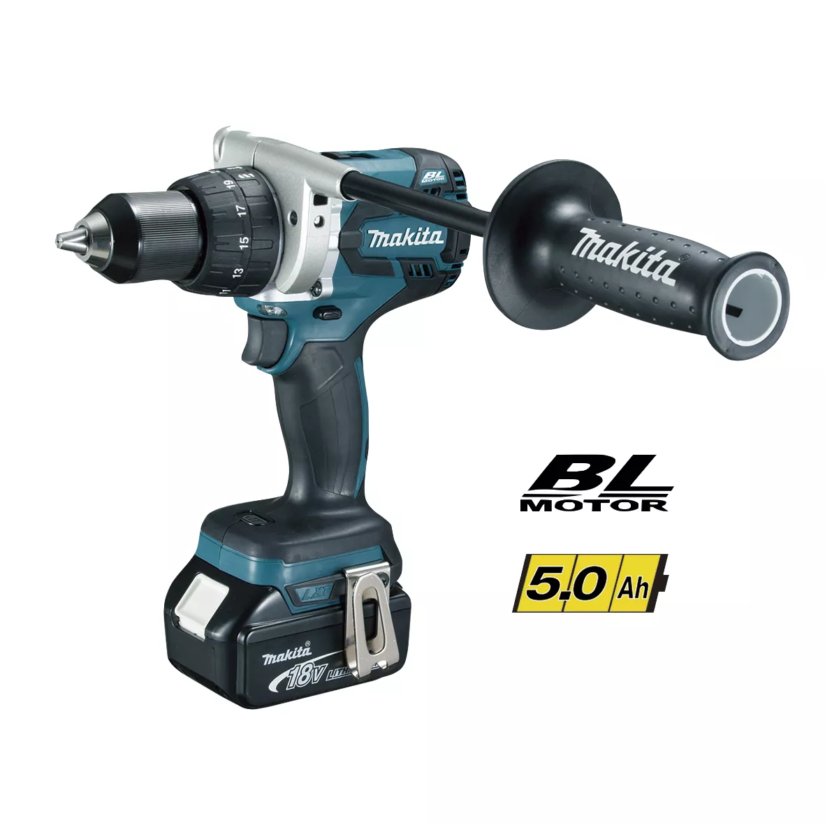 Taladro atornillador BL 18V LXT 115Nm 5Ah 2 bat. MakPac