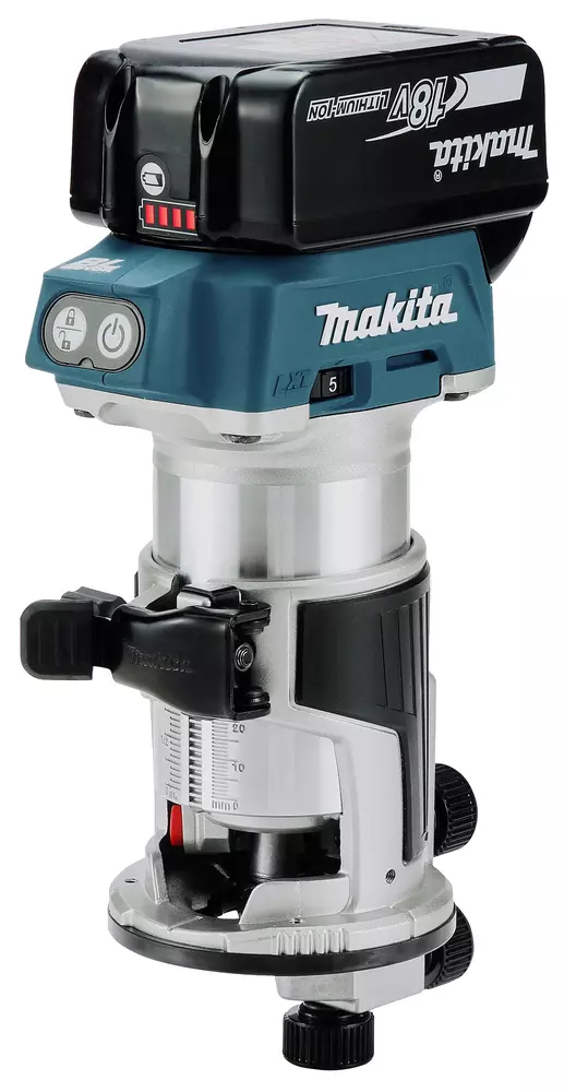 Fresadora multifunci&oacute;n LXT&reg;  18V&middot; 6 / 8 mm MAKITA DRT50Z
