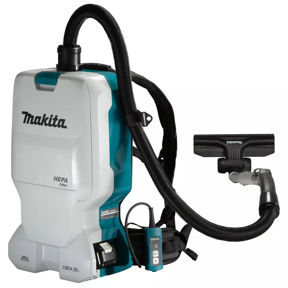 Aspirador de mochila  LXT&reg;  18Vx2 &middot; 110 mbar &middot; 6 L MAKITA DVC660Z