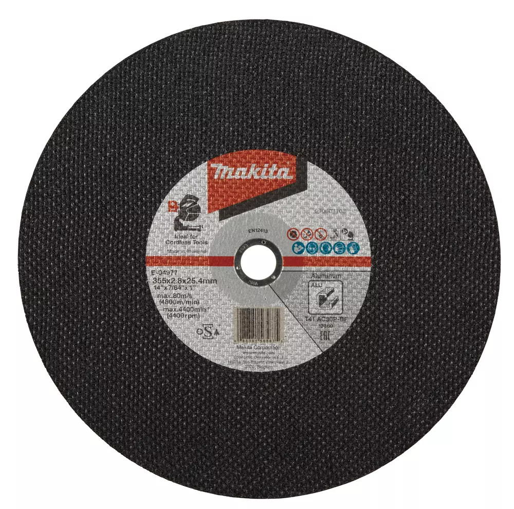Disco de corte, 355 x 2,8 x 25,4 mm, 5 uds. MAKITA E-04977-5