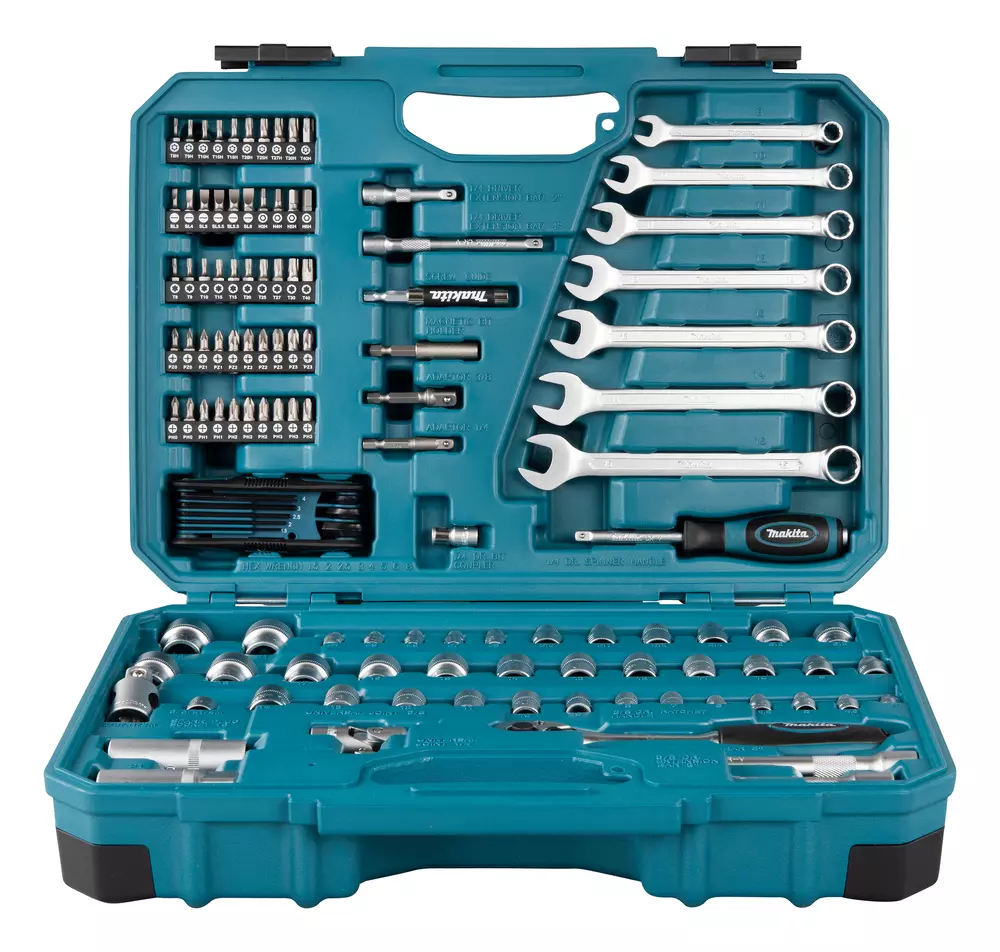 Malet&iacute;n de herramientas manual 120 pcs MAKITA E-06616