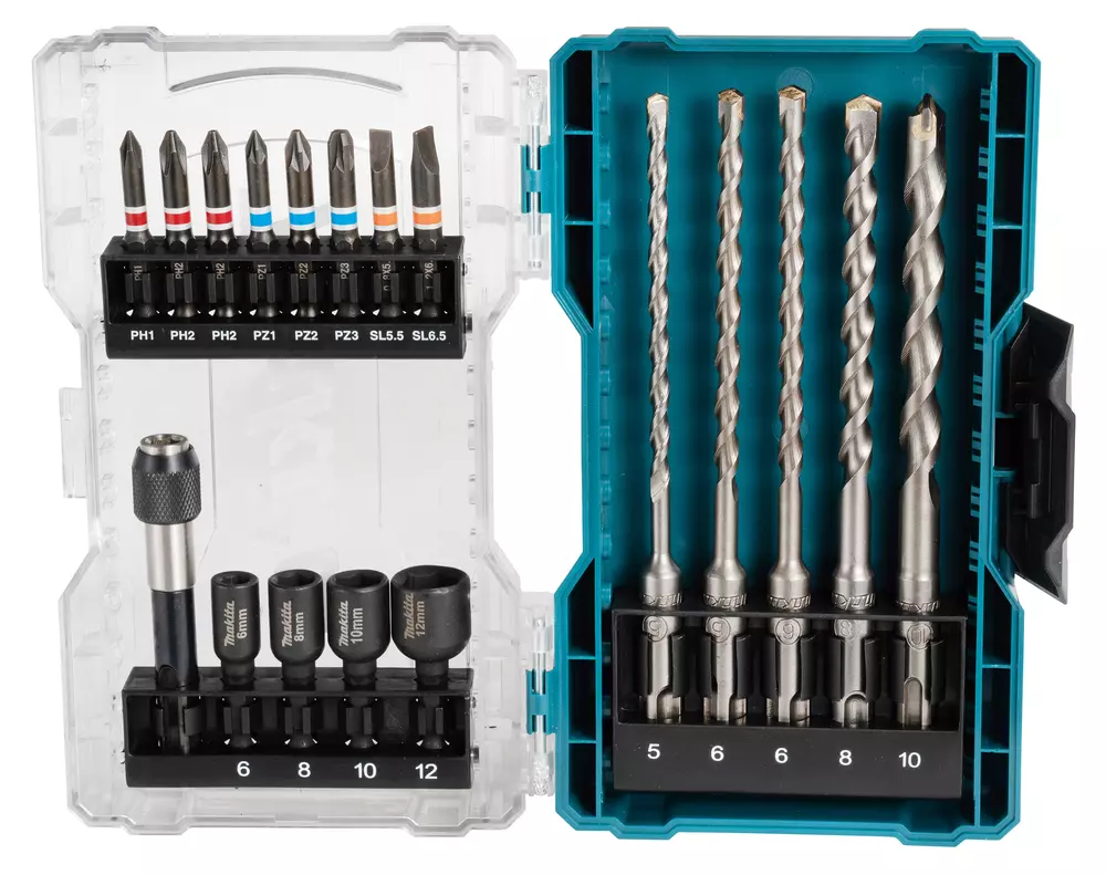 Set de puntas y brocas 18 pcs MAKITA E-07026