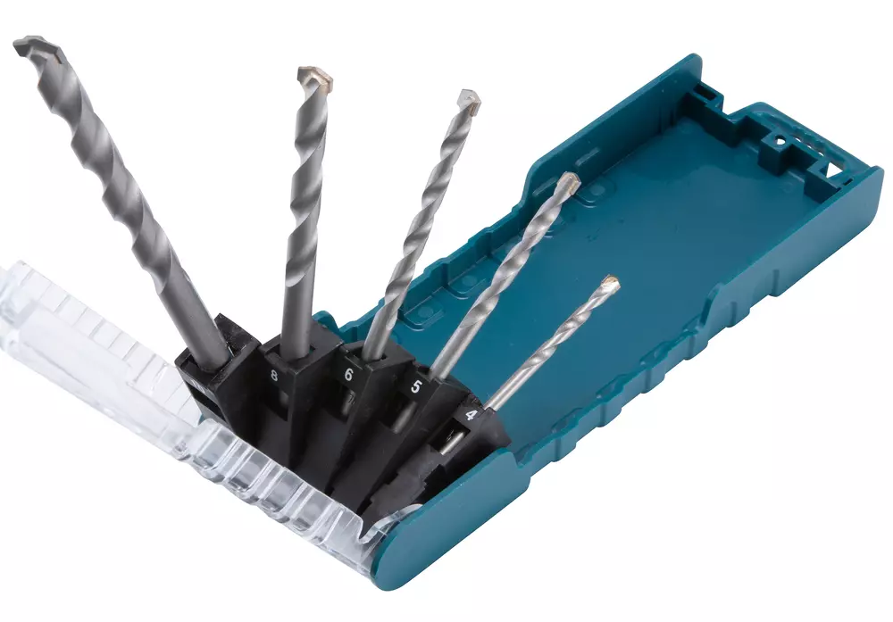 Juego de brocas T.C.T con inserci&oacute;n recta, 5 pcs MAKITA E-11536