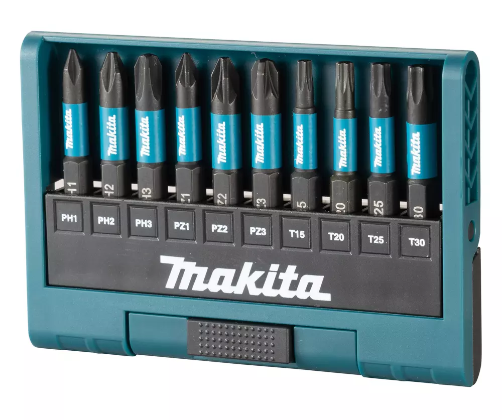 Set de punta Impact Black, 10 pcs MAKITA E-12011