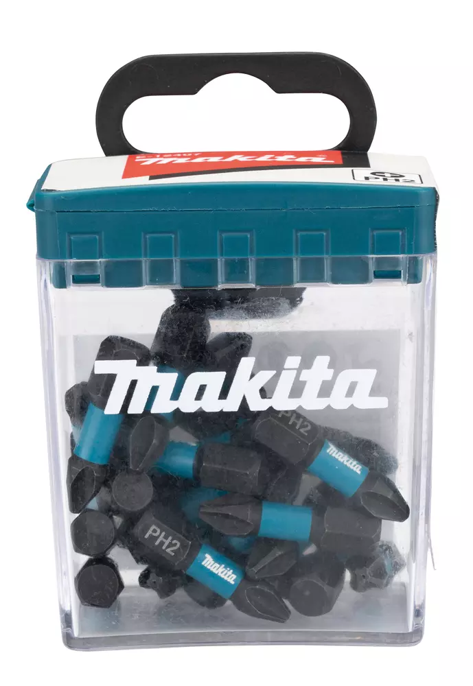 Punta Impact Black, PH2, 25 mm, 25 pcs MAKITA E-12360