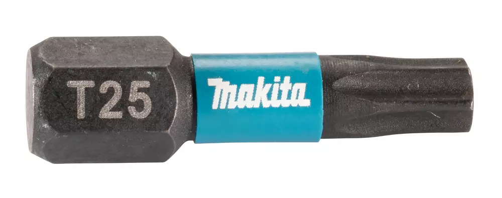 Punta Impact Black, T25, 25 mm, 25 pcs MAKITA E-12398