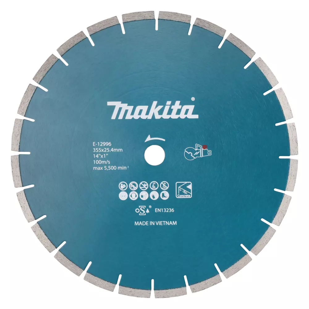E-12996 Disco de diamante 25,4 x 355 mm