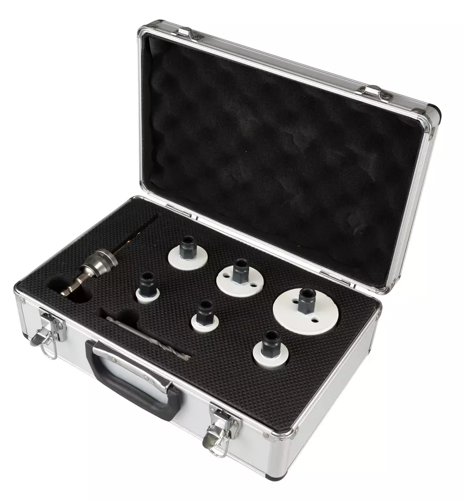 Broca de corona BiM Set, Ezychange, 8 pcs MAKITA E-14261