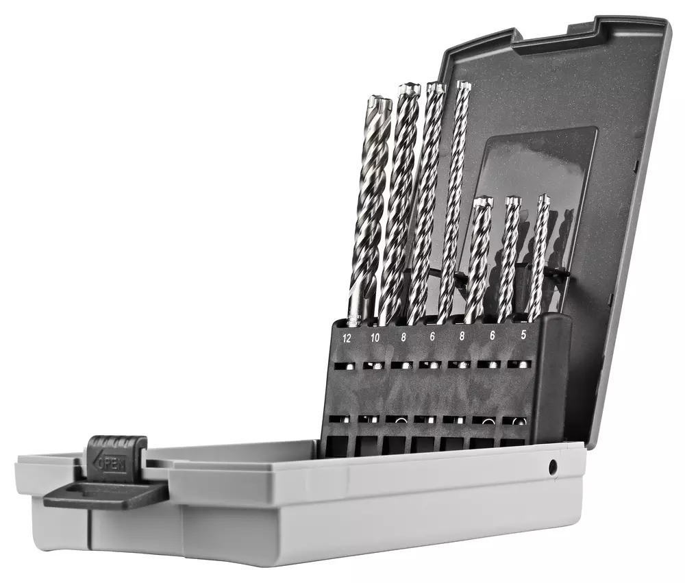 Broca  Set, T.C.T, para SDS-PLUS, Nemesis 2, 7 pcs MAKITA E-14928