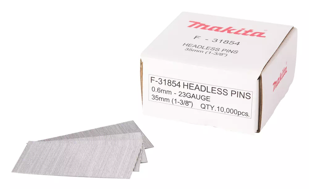 Clavos pin, 0,6 x 35 mm, 23 Ga, 10 000 pcs MAKITA F-31854