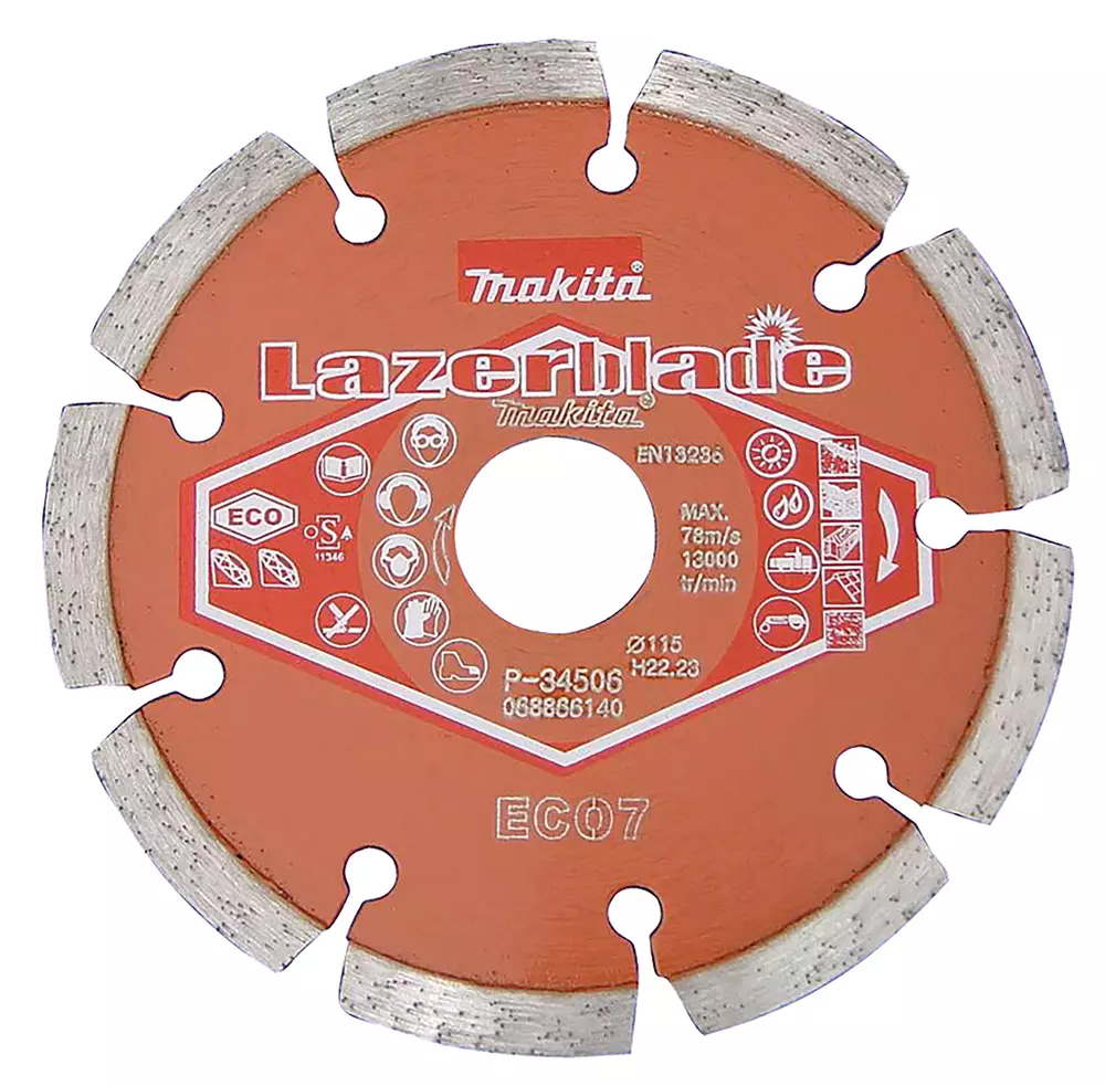 Disco de diamante 115 x 22,23 mm MAKITA P-34506