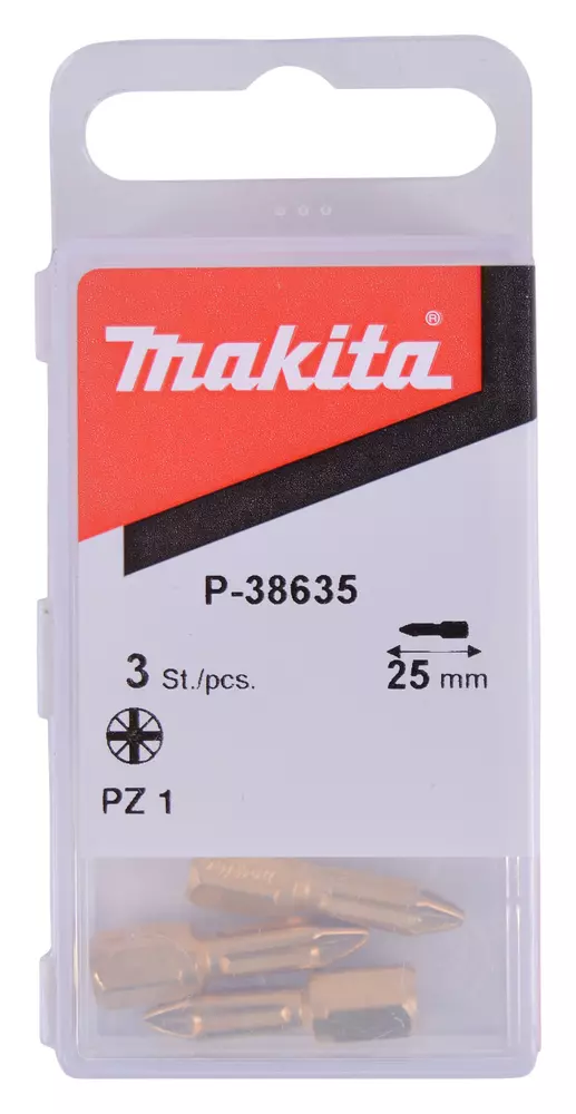 Punta, Diamante, PZ1, 25 mm, 3 pcs MAKITA P-38635