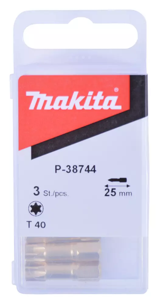 Punta, T40, 25 mm, 3 pcs MAKITA P-38744